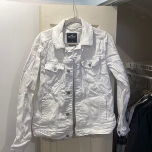 White jean jacket